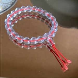 Coral Beaded Bracelet